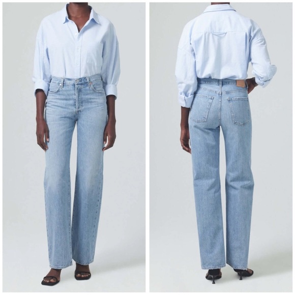 CITIZENS OF HUMANITY Annina High Rise Wide Leg Jean Size 27
